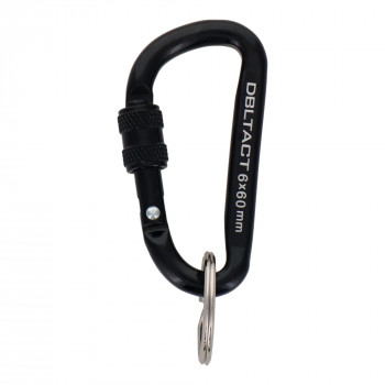 DT アルミカラビナ ロック式 6mm DT-AKL-164 360344