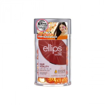ellips　エリップス ヘアーオイル カプセル　ヘアーエッセンス　ハニー＆キャロットの香り