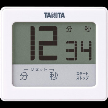 TANITA タニタ 防水タッチパネルタイマー TD-414 ホワイト