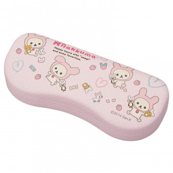 メガネケース リラックマ うさぎとあそぼ水玉 092442
