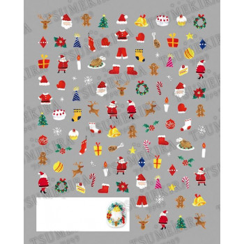 TSUMEKIRA(ツメキラ) ネイルシール　es　うらなか りか プロデュース3 Tiny Holy Christmas ES-URA-103