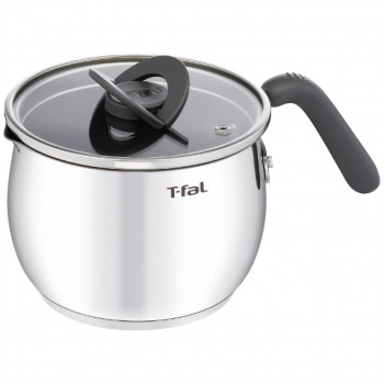 T-fal(ティファール) オプティスペースIH ステンレス マルチポット16cm チャコールグレー G74683(チャコールグレー) 6148-053