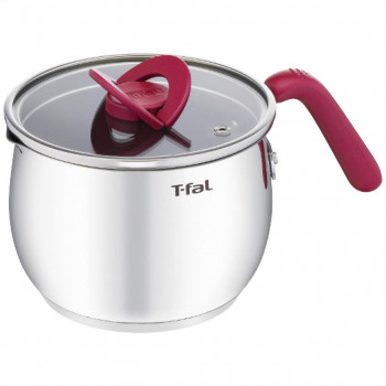 T-fal(ティファール) オプティスペースIH ステンレス マルチポット16cm ルージュ G74783(ルージュ) 6148-062