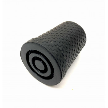 ケイ・ホスピア杖アクセサリー杖先ゴム　交換用格子柄　19mm　黒