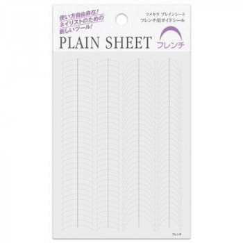 TSUMEKIRA(ツメキラ) ネイルシール　PLAIN SHEET(プレインシート) フレンチ用ガイドシール SP-PLS-102