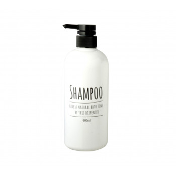 ポンプボトル ラウンド600ml シャンプー