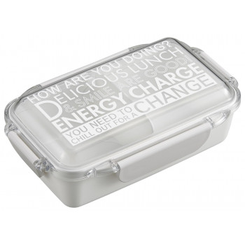 オーエスケー ENERGY CHARGE ランチボックス(仕切付) ホワイト PCD-500