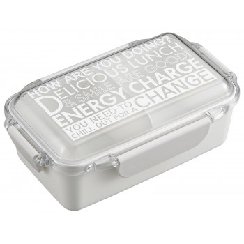 オーエスケー ENERGY CHARGE ランチボックス(仕切付) ホワイト PCD-650
