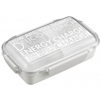 オーエスケー ENERGY CHARGE ランチボックス(仕切付) ホワイト PCD-750