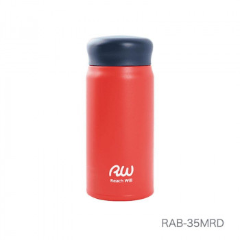 Reach Will ステンレス製真空マグボトル 350ml マットレッド RAB-35MRD