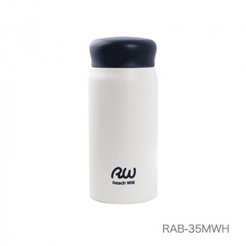 Reach Will ステンレス製真空マグボトル 350ml マットホワイト RAB-35MWH