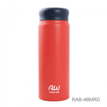 Reach Will ステンレス製真空マグボトル 480ml マットレッド RAB-48MRD