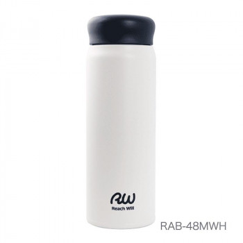 Reach Will ステンレス製真空マグボトル 480ml マットホワイト RAB-48MWH