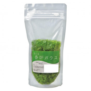 洗える香炉ガラス M粒 300g グリーン 35111d8000002