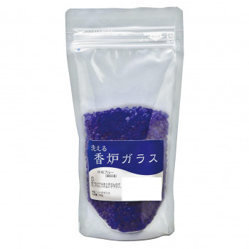 洗える香炉ガラス M粒 300g ブルー 35111d8200002