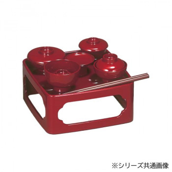 仏膳 5.0寸 朱 4307500800011