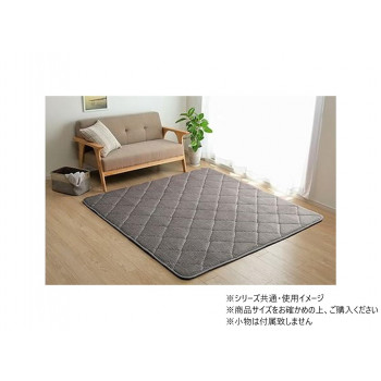 ラグ コーデュロイ 無地 約185×240cm 約3畳 こたつ敷布団 グレー 1290970135601
