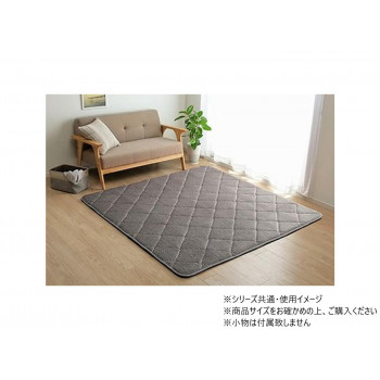 ラグ コーデュロイ 無地 約185×300cm 約4畳 こたつ敷布団 グレー 1290970135801