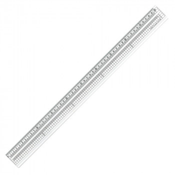 ORIONS　グランデ方眼みぞ付カッティング定規　50cm　GCT-50