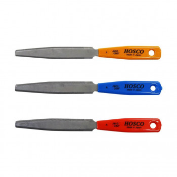 HOSCO Luthiers Tools ナット溝切りヤスリ 3本組 アコースティックギター用 TL-NF3A