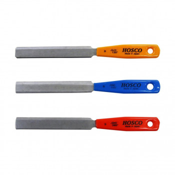 HOSCO Luthiers Tools ナット溝切りヤスリ 3本組 ベースギター用 TL-NF3B