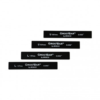 HOSCO GrooBar(グルーバー) ナット溝加工用スペーサー ウクレレ用4枚セット H-GB4U