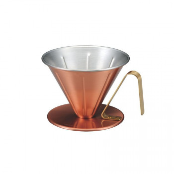 銅のコーヒードリッパーリブ(大)　4239