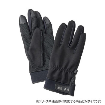 ウォームフィットトレッキンググローブ ブラック Mサイズ GI007U/BK