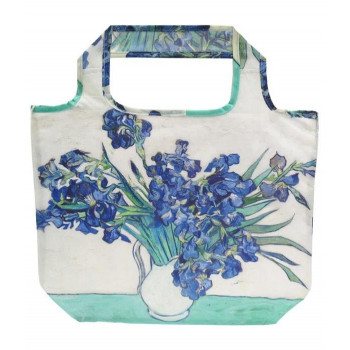 名画エコバッグ ゴッホ「アイリスの花瓶」 AE-00840