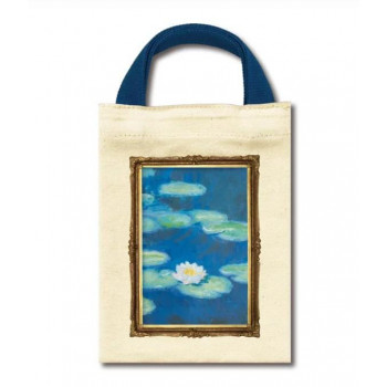 名画コットンミニバッグ モネ「睡蓮」 AB-00708
