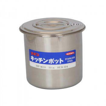 スギコ 18-8目盛付深型キッチンポット(手無)  SH-4610  SA0665