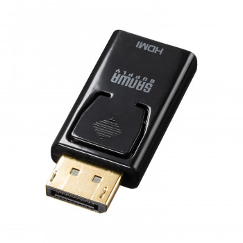 サンワサプライ DisplayPort-HDMI 変換アダプタ 4K/60Hz対応 AD-DPPHD02
