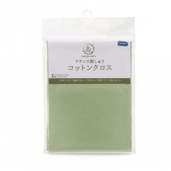 GARDEN PARTY コットンクロス STITCHCLOTH フォギーグリーン 1008