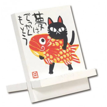 糸井忠晴 イーゼルアート「夢ねこ」 IT-00919