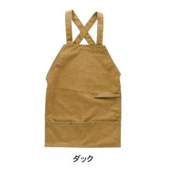 バッククロスキャンバスエプロン20oz ダック 400889506