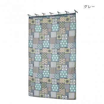 カーテン 切子 グレー 12223871179