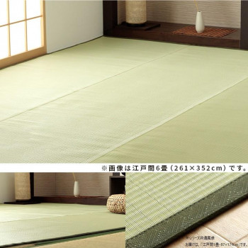 洗える ござ 日本製 五木 四方 江戸間1畳 87×174cm 1090040000802