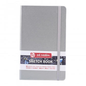 ターレンス アートクリエーションスケッチブック　シャイニーシルバー　12×12CM　T9314-044M 405851