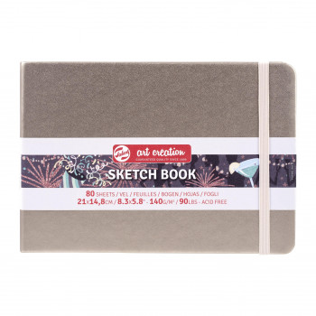 ターレンス アートクリエーションスケッチブック　ピンクシャンパン　21×15CM　T9314-245M 454534
