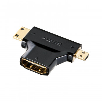 サンワサプライ HDMI 変換アダプタミニ＆マイクロHDMI AD-HD11MMC
