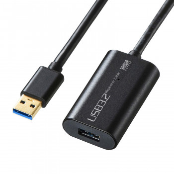 サンワサプライ USB3.2アクティブリピーターケーブル 5m KB-USB-R305