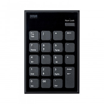サンワサプライ Bluetooth テンキー ブラック NT-BT21BK