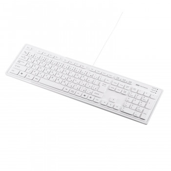 サンワサプライ スリムキーボード ホワイト SKB-SL16W