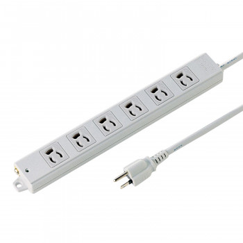 サンワサプライ 工事物件タップ 3P・6個口・10m TAP-K6-10