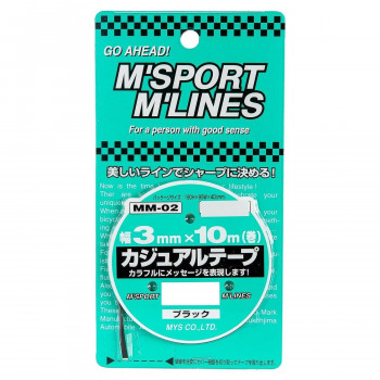カジュアルテープ BK 3mm MM-02