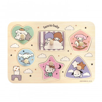 サンリオベビー　ずけいパズル　6ピース　SB01WP