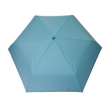 OUTDOOR PRODUCTS 無地パイピングミニ折傘 55cm ブルー 10002504