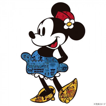 やのまん ディズニー ジグソーパズルシルエット ‐ミニーマウス‐ 31-02