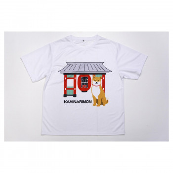 フレンズヒル　TシャツM　カミナリモンシバタ　ホワイトHW-382-148