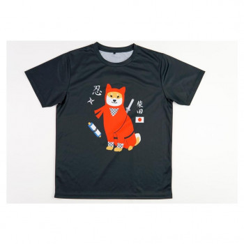 フレンズヒル　TシャツXL　シバタデゴザル　ブラックHW-369-150
